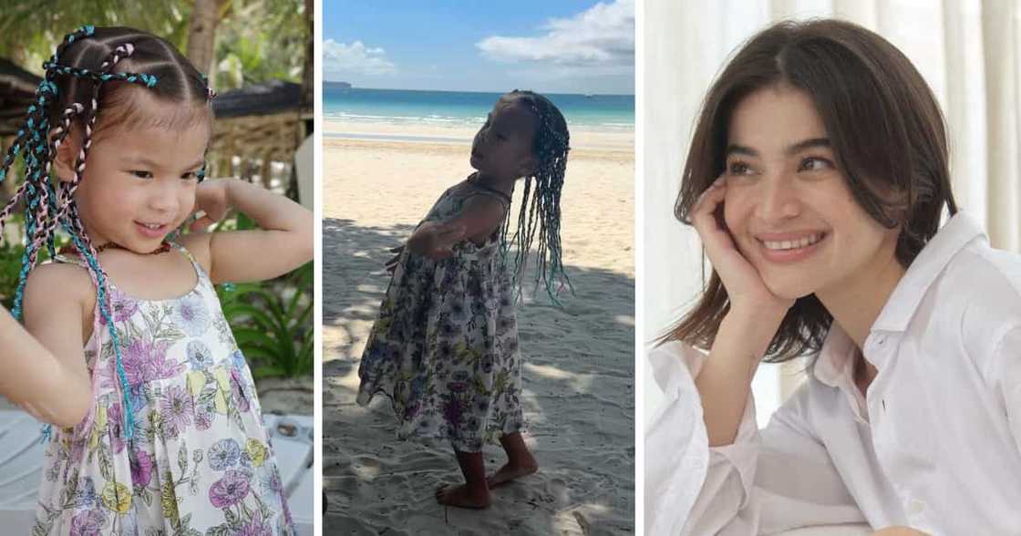 Anak ni Anne Curtis na si Dahlia, kinagiliwan nang ibida ang hairstyle niya sa Boracay Anak ni Anne Curtis na si Dahlia, kinagiliwan nang ibida ang hairstyle niya sa Boracay