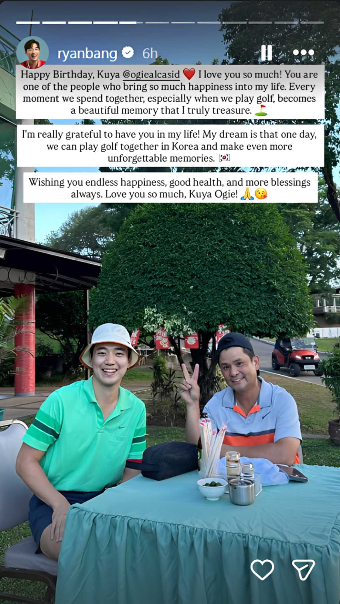 Ryan Bang, nagpaabot ng taos-pusong pagbati kay Ogie Alcasid, may pangarap para sa kanilang dalawa Ryan Bang, nagpaabot ng taos-pusong pagbati kay Ogie Alcasid, may pangarap para sa kanilang dalawa