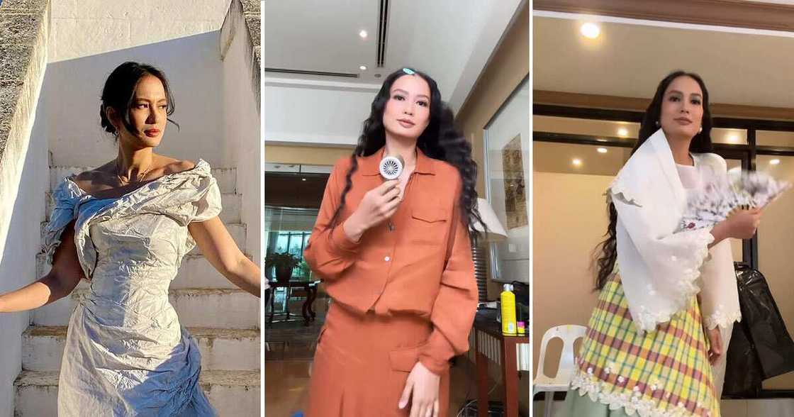 Celebs, netizens, napa-react sa Filipiniana-look ni Isabelle Daza