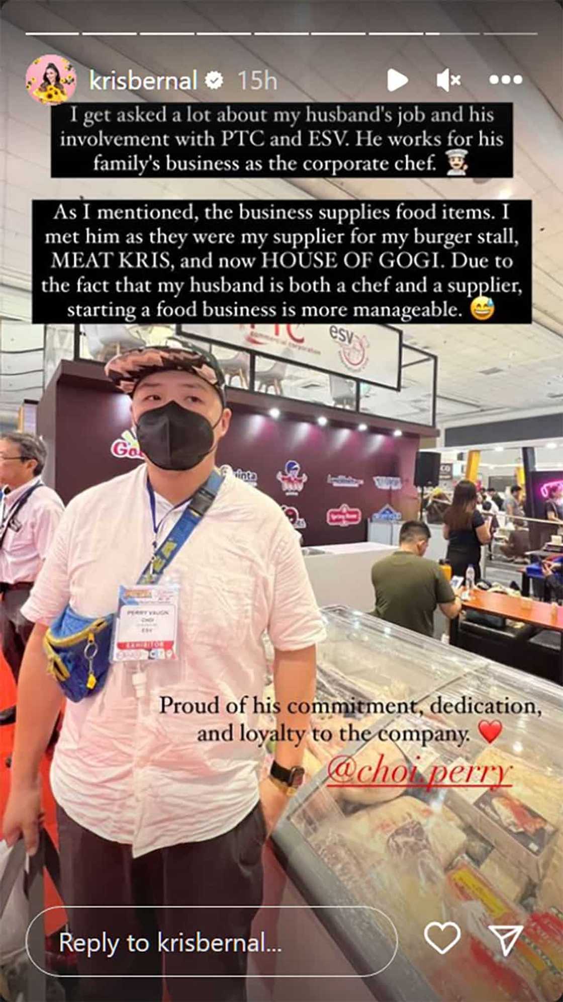 Kris Bernal, sinagot tanong ano trabaho ng asawa niyang si Perry Choi: “He works for his family's business” Kris Bernal, sinagot tanong ano trabaho ng asawa niyang si Perry Choi: “He works for his family's business”