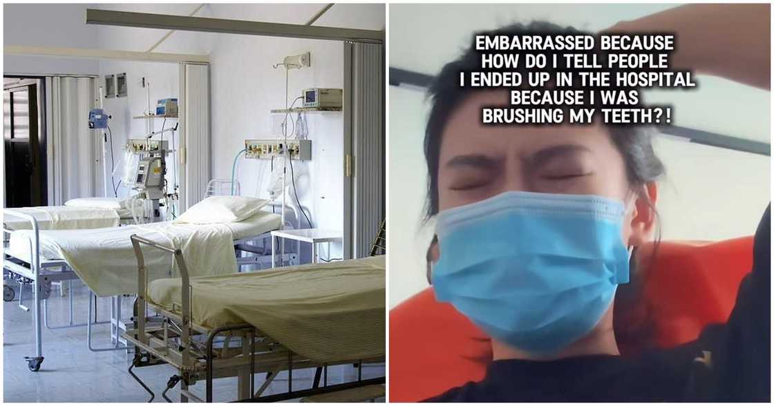 Woman, 29, hospitalized after experiencing a sharp back pain while brushing her teeth