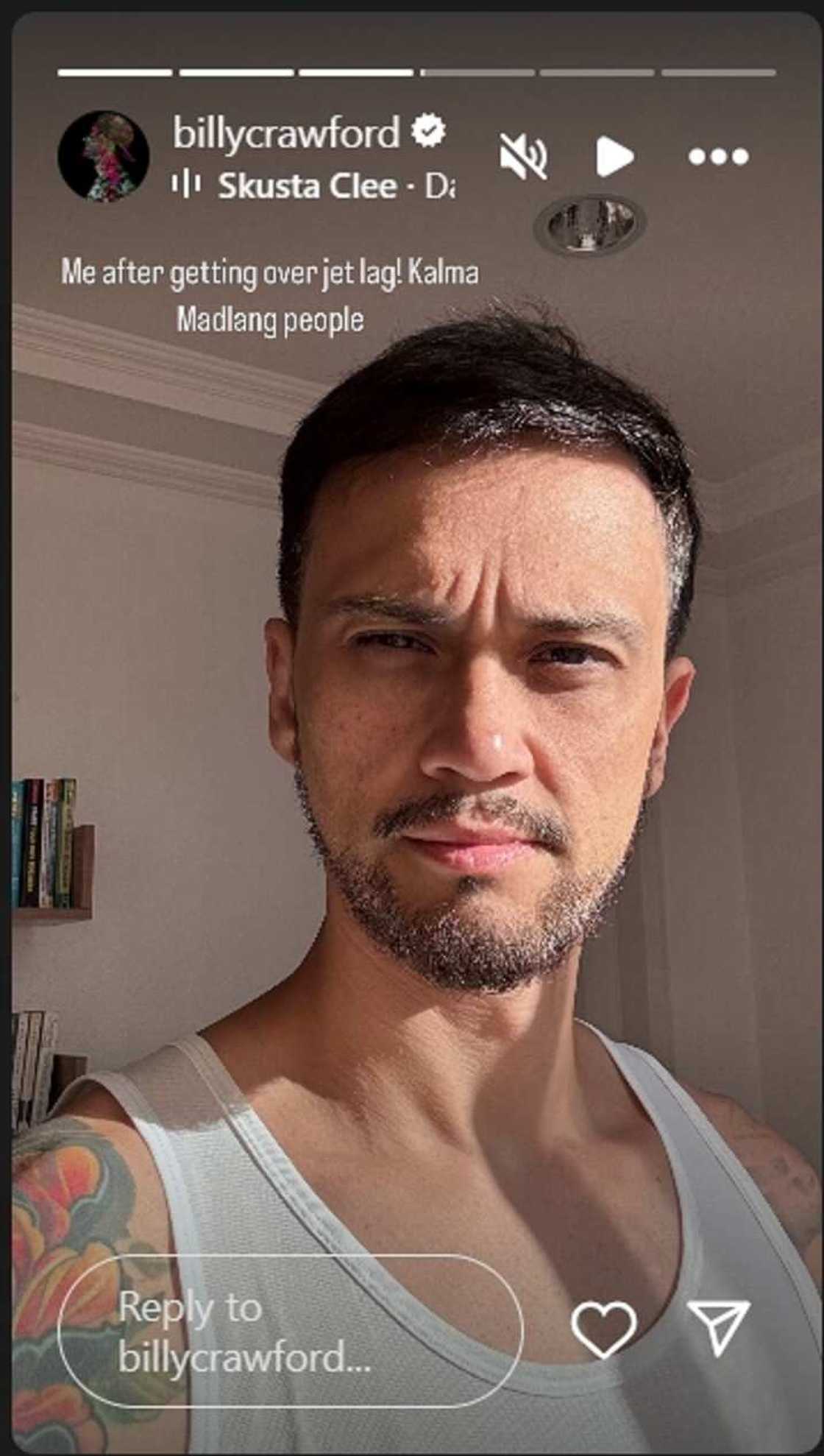 Billy Crawford/@billycrawford Billy Crawford/@billycrawford