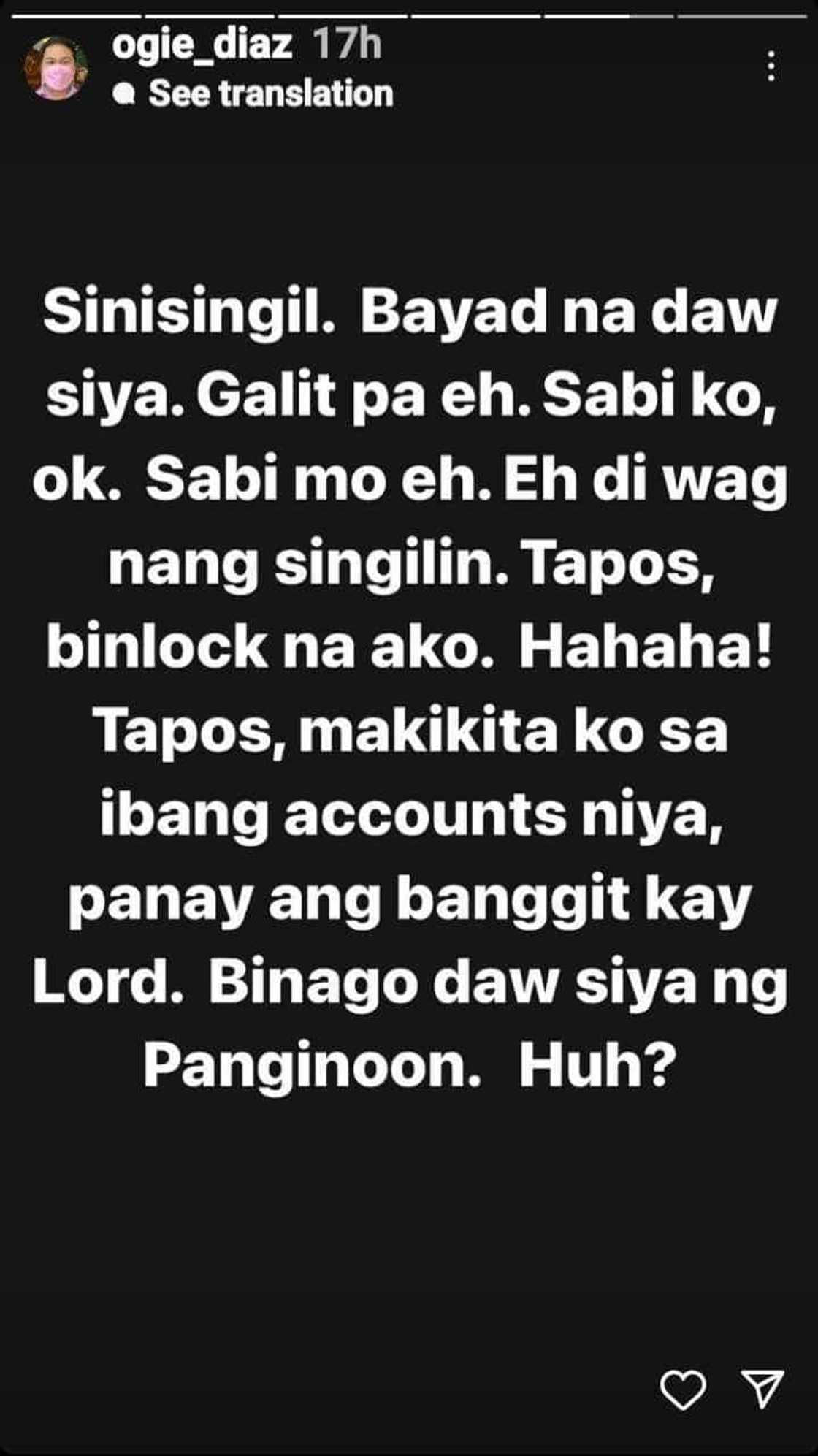 Ogie Diaz, naglabas ng saloobin ukol sa umutang sa kanya na galit pa nang sinisingil