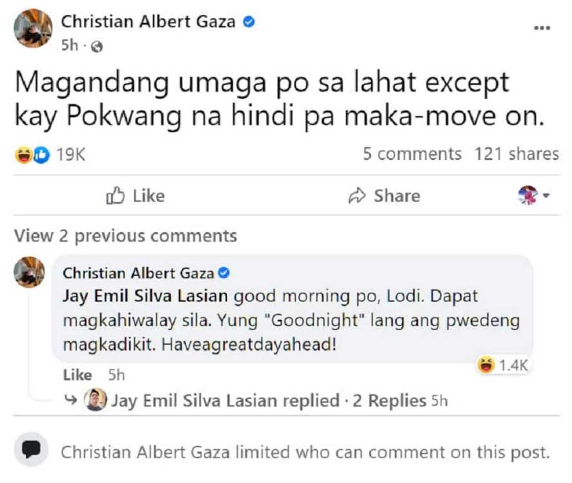 Xian Gaza, sinabing “kawawa naman” si Pokwang dahil di pa rin maka-move on: “Prayers on the way”