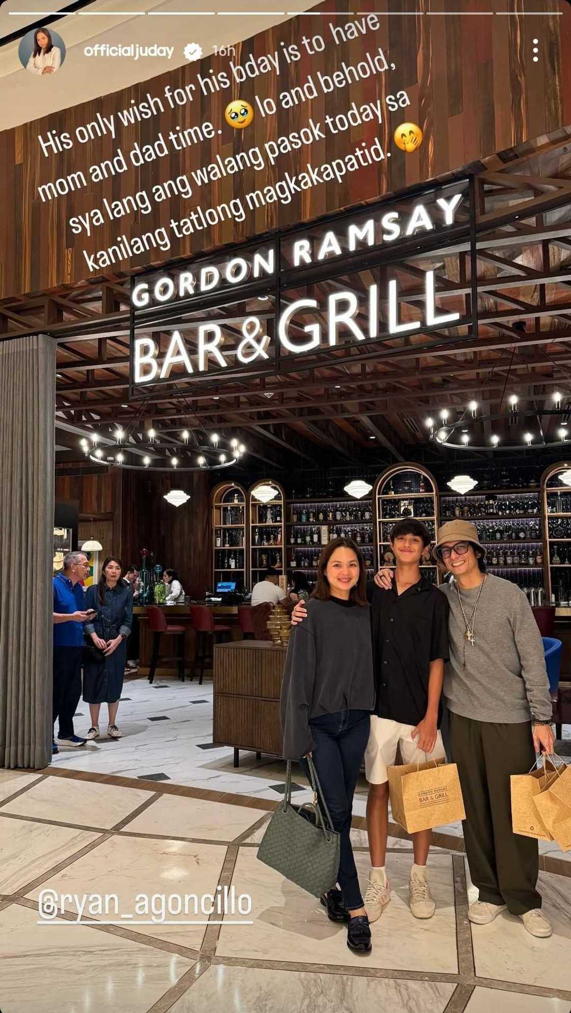 Judy Ann Santos, inilahad ang nakakaantig na birthday wish ng anak niyang si Lucho Judy Ann Santos, inilahad ang nakakaantig na birthday wish ng anak niyang si Lucho