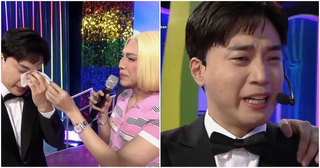Ryan Bang, naiyak at naging emosyonal sa 'Showtime' nang maalala ang past nila ni Yeng Constantino