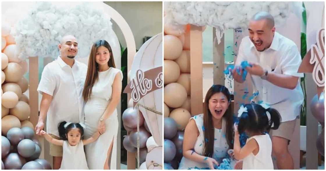 Sheena Halili, ibinida ang 'gender reveal' video nila; netizens, nag-react Sheena Halili, ibinida ang 'gender reveal' video nila; netizens, nag-react