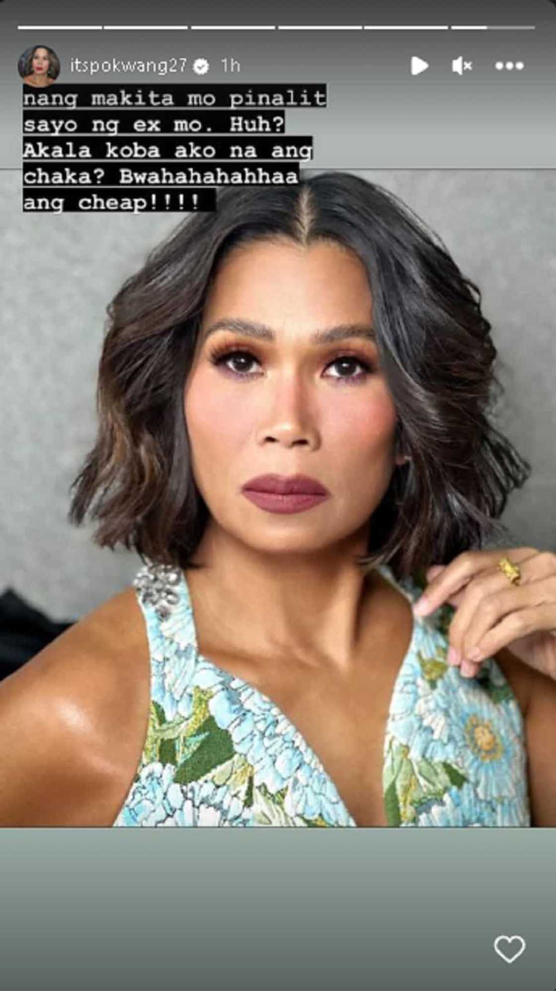 Pokwang, may makahulugang hugot sa post: “Akala koba ako na ang chaka? Bwahahahaha ang cheap”