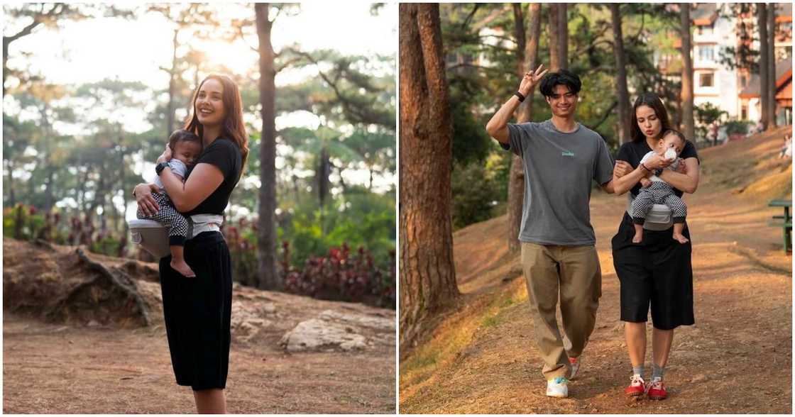 Megan Young at Mikael Daez, may pasilip sa kanilang Baguio trip kasama si Leon