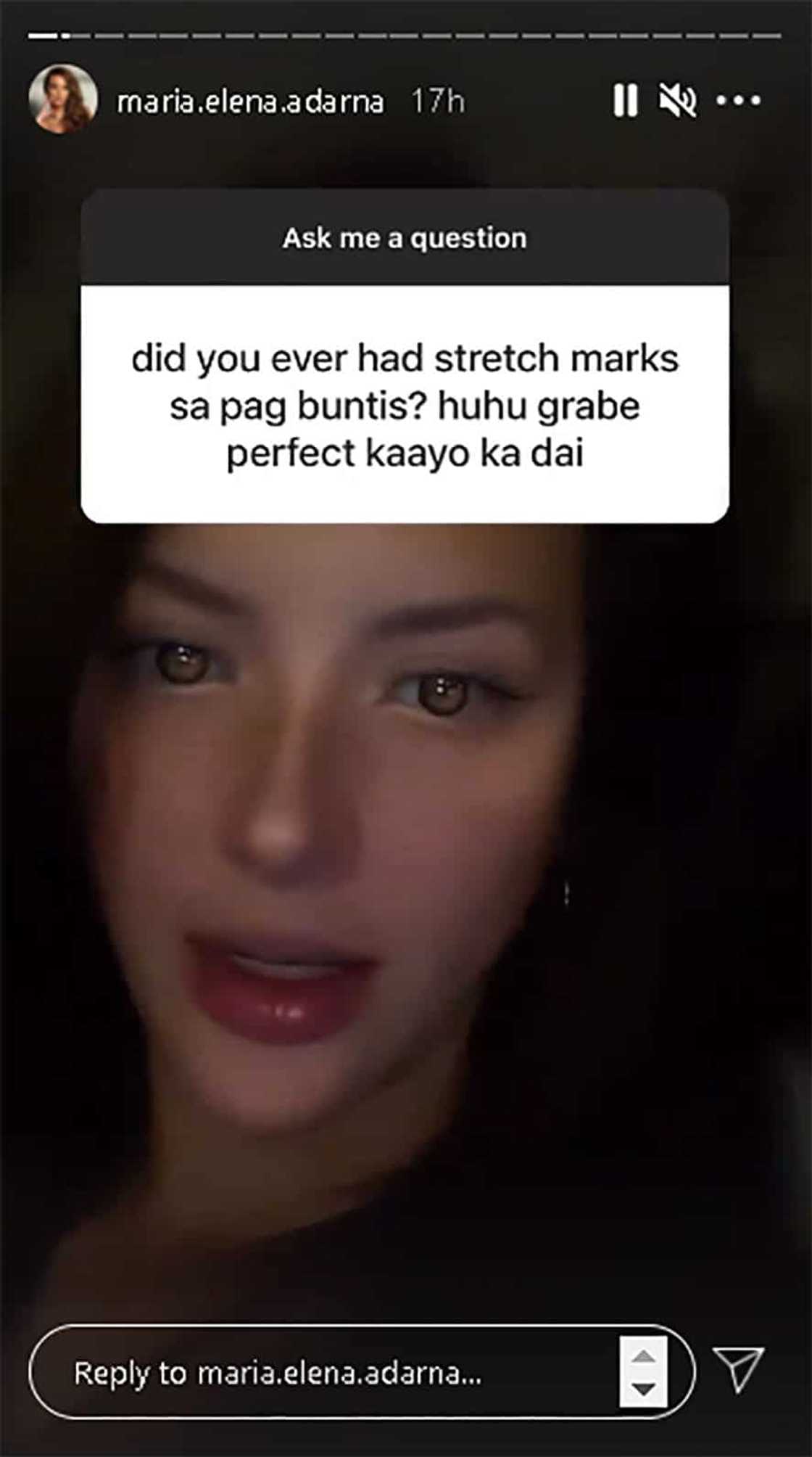 Ellen Adarna, sinagot ang tanong ng netizen kung may stretch marks ba ito noong buntis: “Wala!”