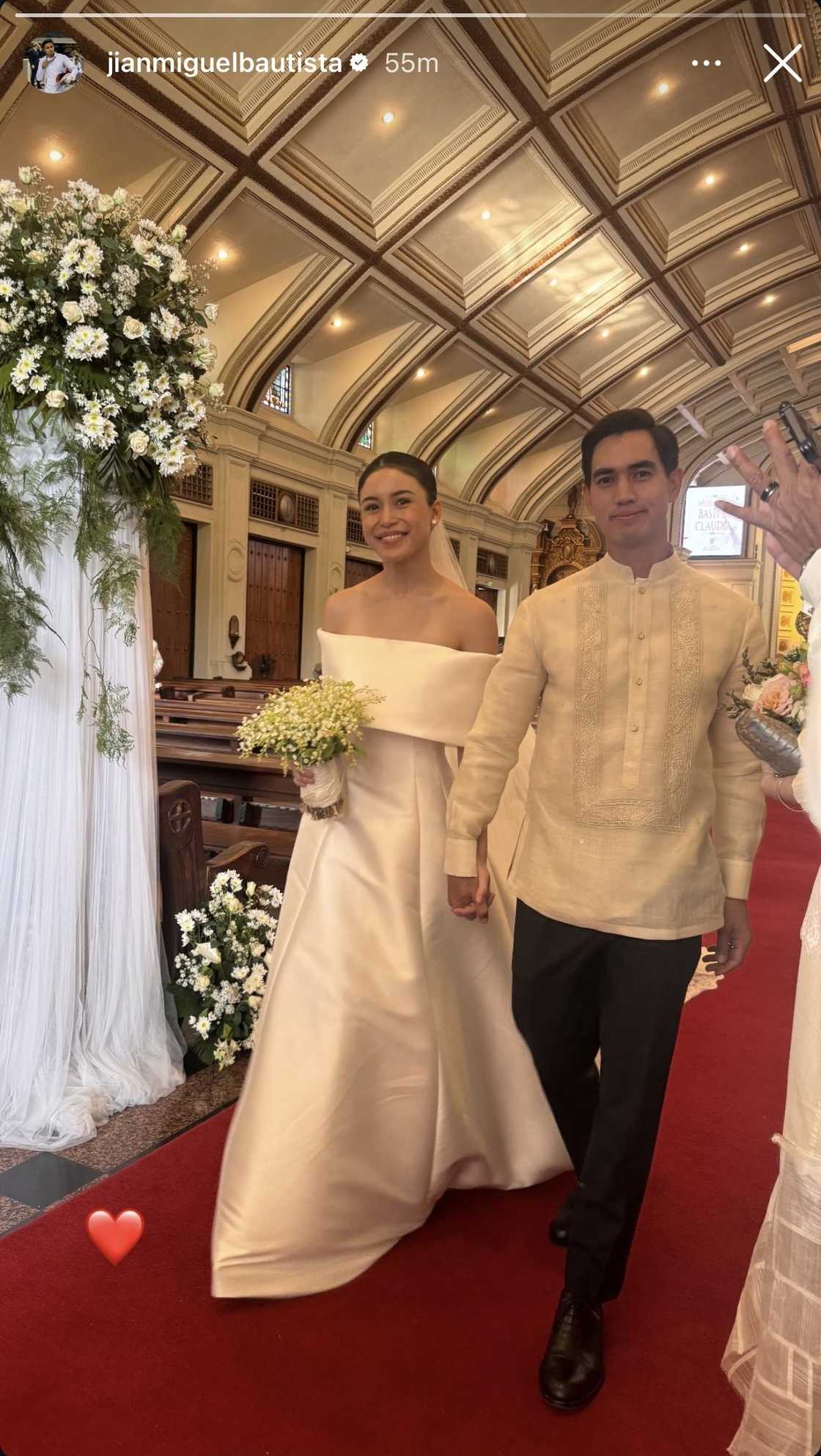 Marjorie Barretto reposts snap from Claudia and Basti Lorenzo’s wedding reception Marjorie Barretto reposts snap from Claudia and Basti Lorenzo’s wedding reception