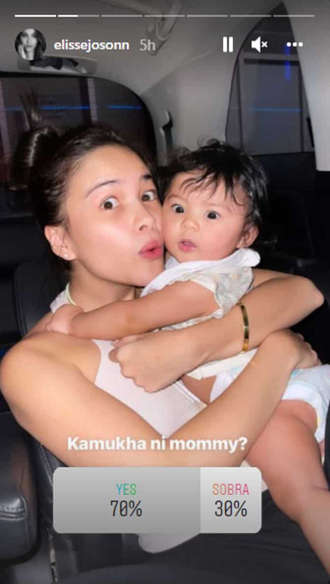 Elisse Joson thanks netizen for saying that she also looks like her daughter Elisse Joson thanks netizen for saying that she also looks like her daughter
