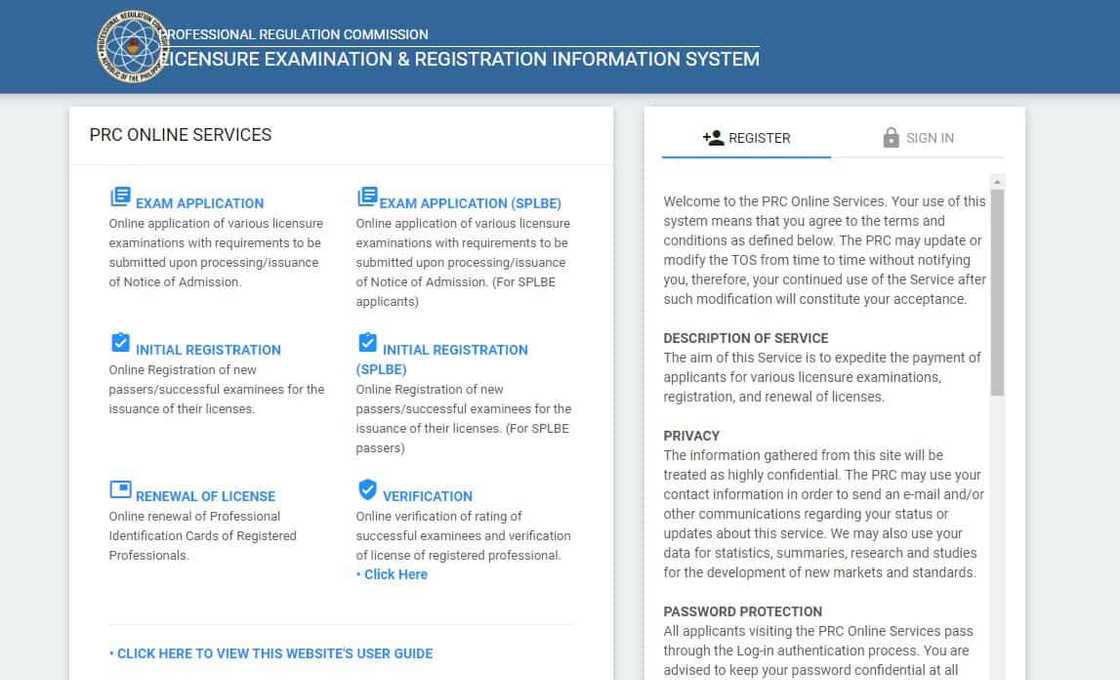 PRC registration