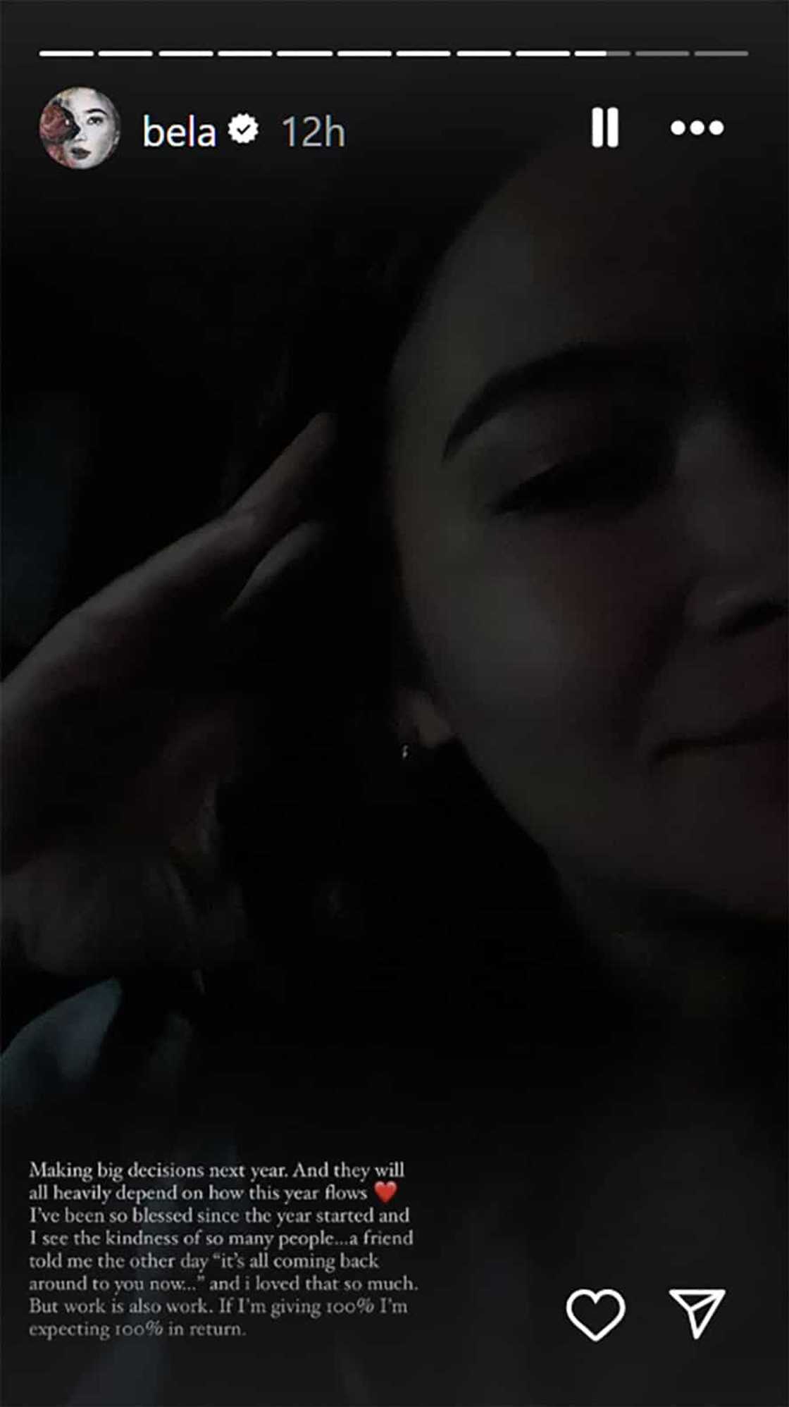 Bela Padilla, reflects on current year and mulling over “making big decisions next year” Bela Padilla, reflects on current year and mulling over “making big decisions next year”