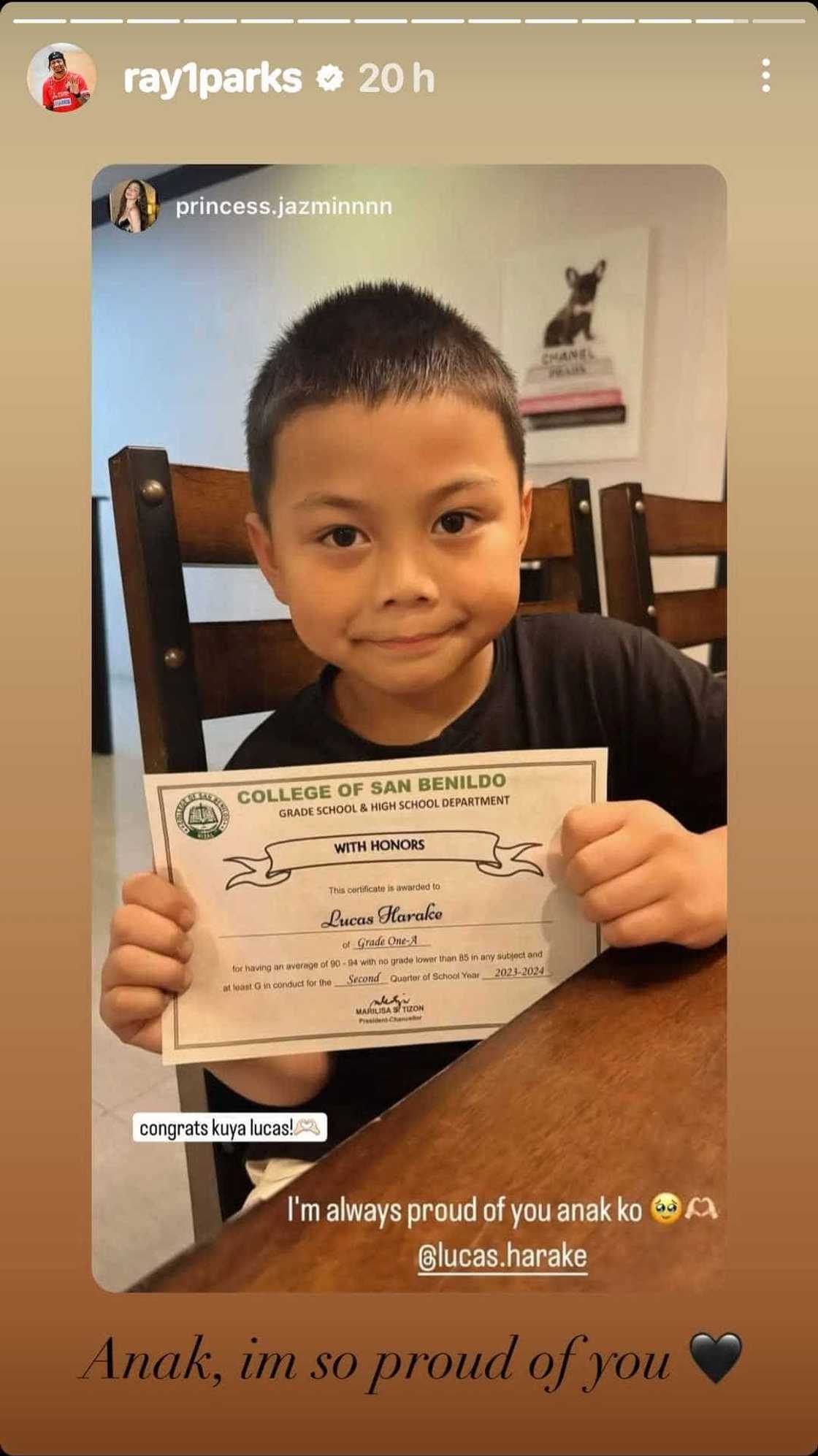 Zeinab Harake at Ray Parks, proud dahil sa achievement ni Lucas Harake Zeinab Harake at Ray Parks, proud dahil sa achievement ni Lucas Harake