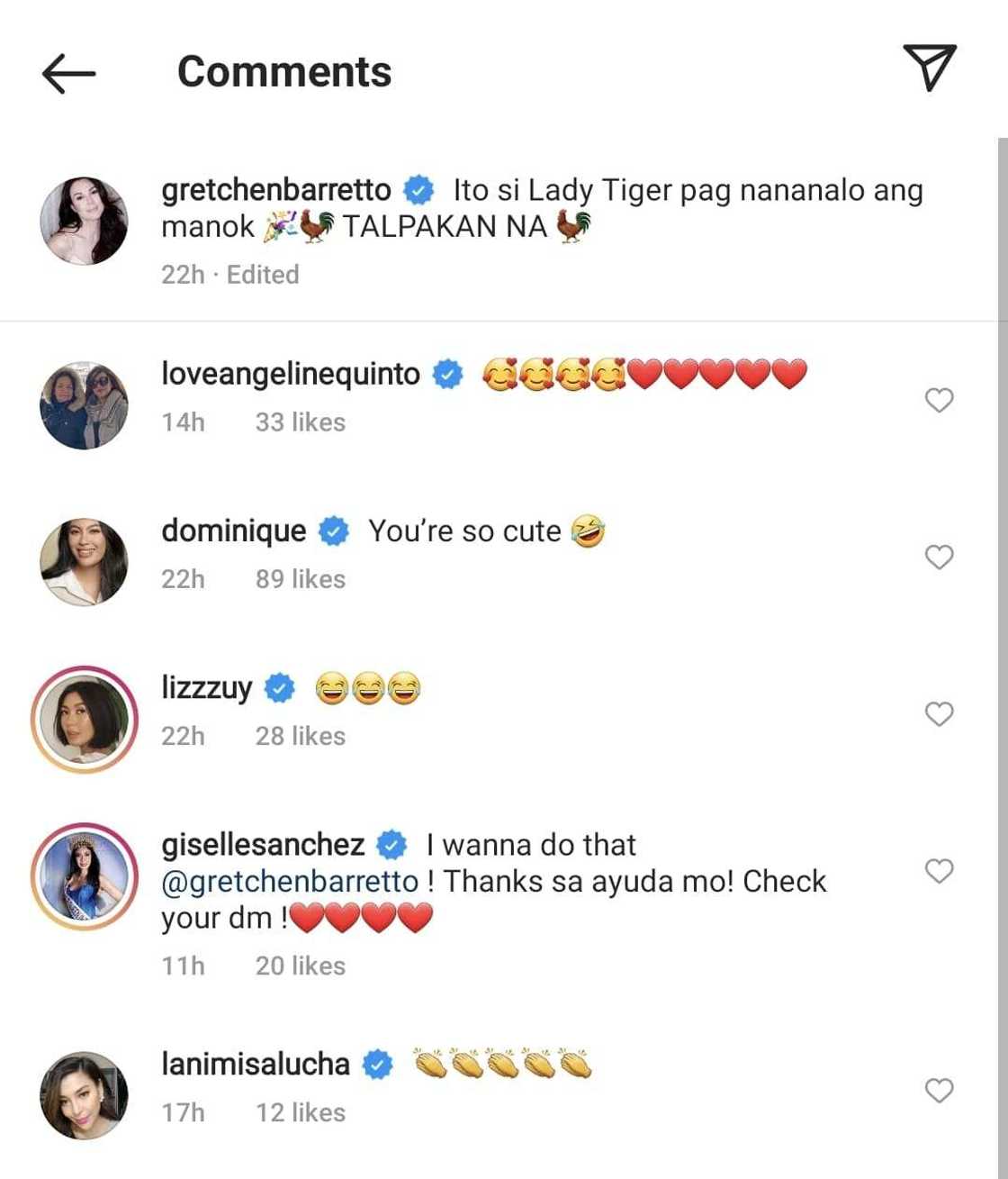 Video of Gretchen Barretto dancing when "Lady Tiger" wins goes viral Video of Gretchen Barretto dancing when "Lady Tiger" wins goes viral