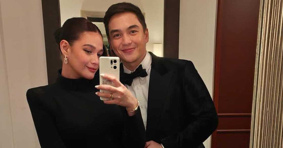 Bea Alonzo, kinilig nang tawagin ni Dominic Roque na “my fiancée” Bea Alonzo, kinilig nang tawagin ni Dominic Roque na “my fiancée”