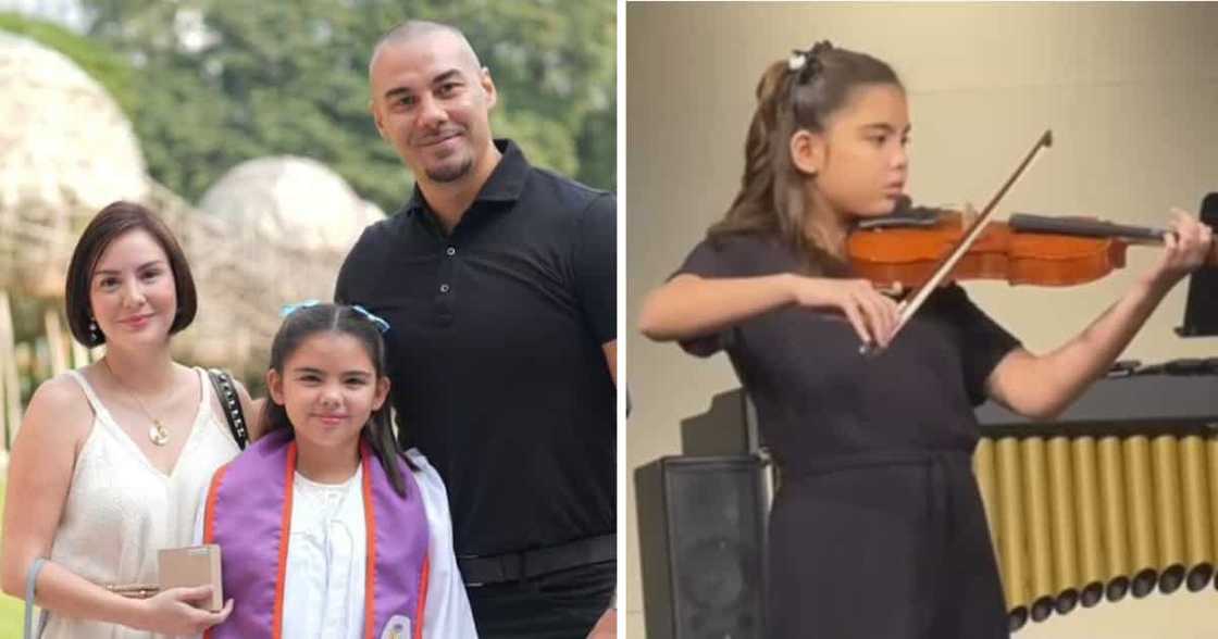 Chesca Kramer proudly posts video of daughter Scarlett playing violin Chesca Kramer proudly posts video of daughter Scarlett playing violin