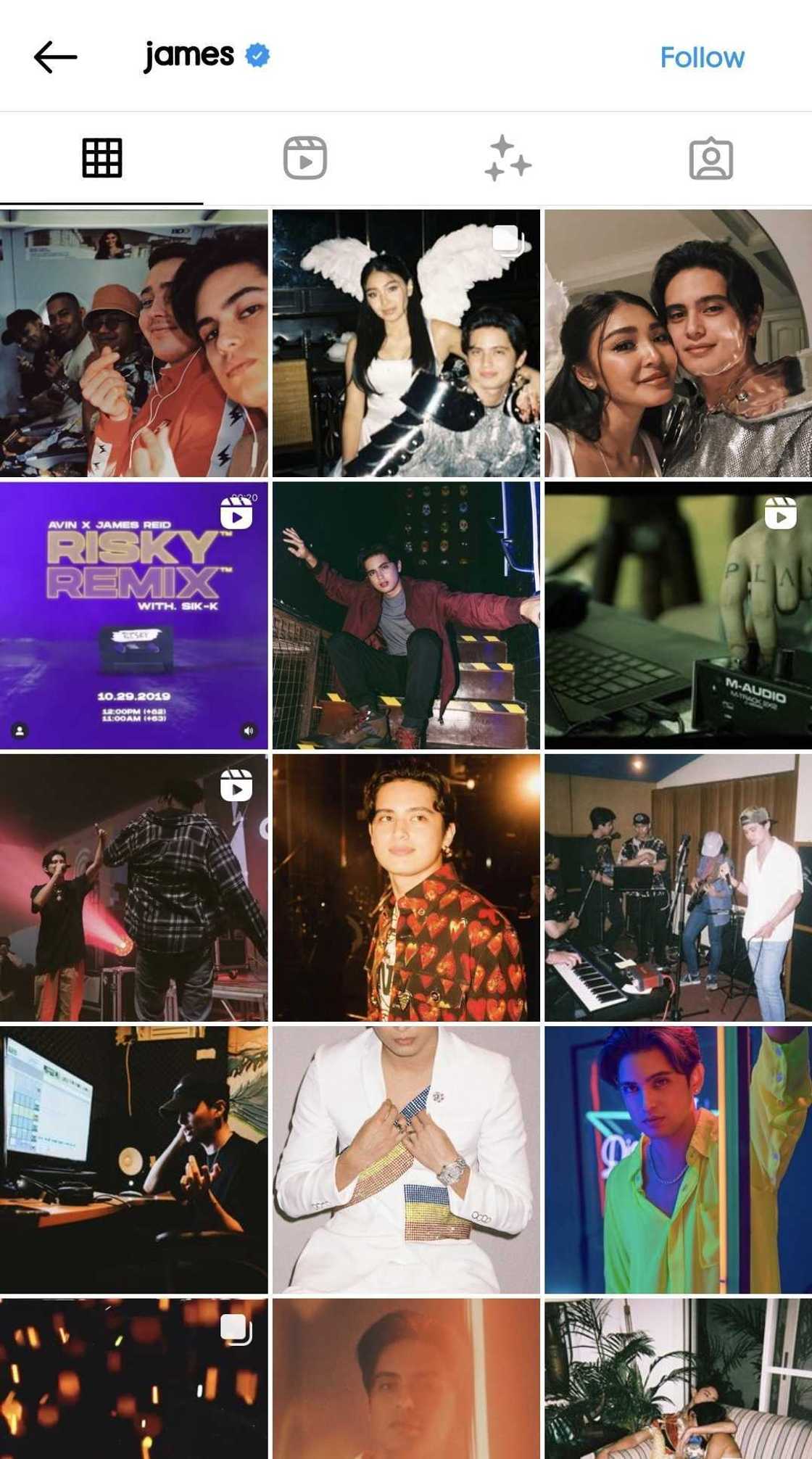Nadine Lustre, tuluyan nang binura ang mga pictures ni James Reid sa Instagram Nadine Lustre, tuluyan nang binura ang mga pictures ni James Reid sa Instagram