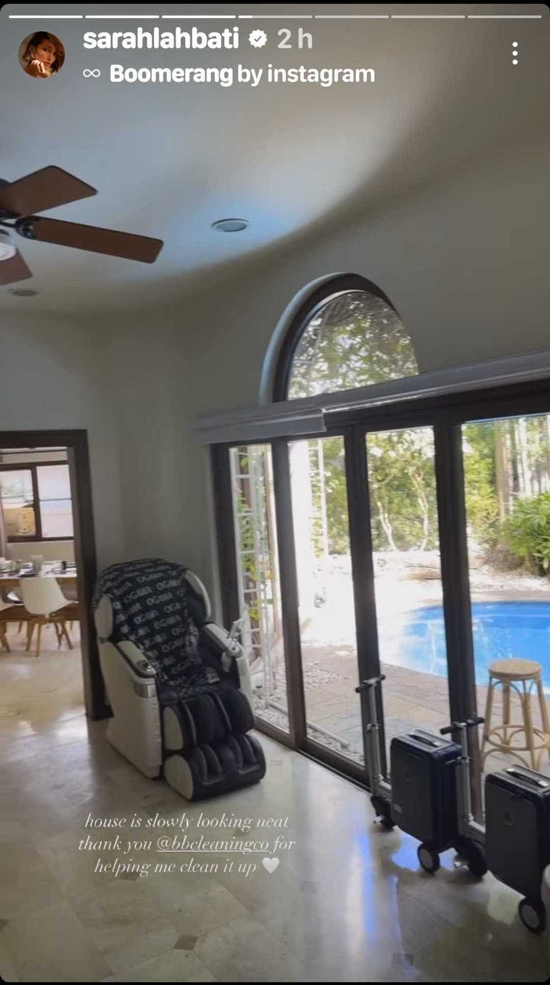 Sarah Lahbati, may bagong pasilip sa kanyang new home Sarah Lahbati, may bagong pasilip sa kanyang new home
