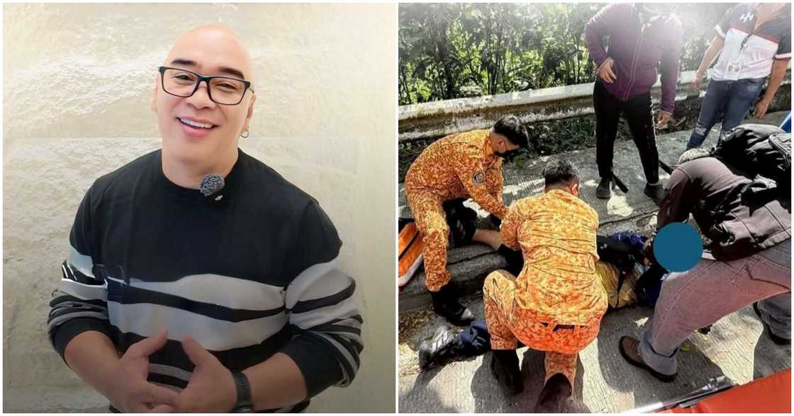 Wally Bayola, naaksidente habang nagmamaneho ng motorsiklo sa Camarines Sur