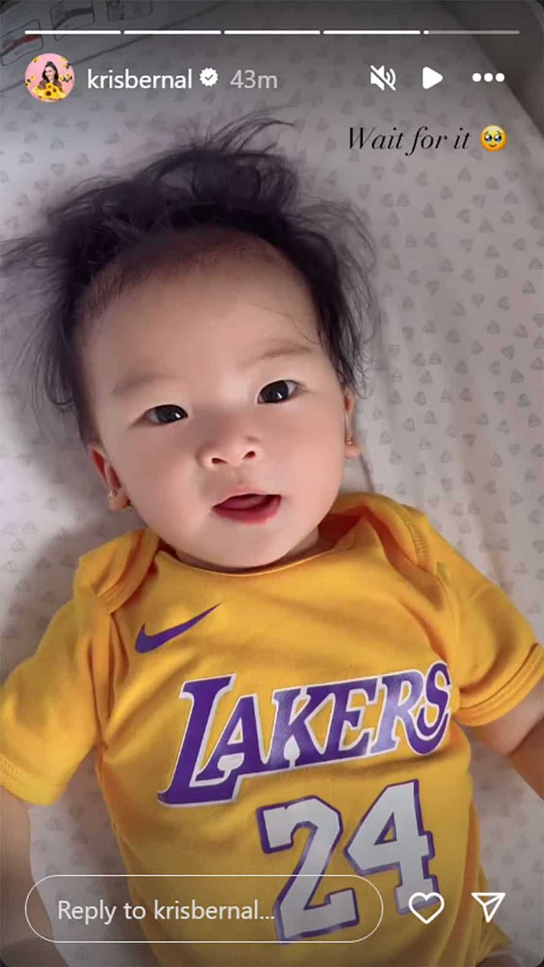 Kris Bernal, ibinida sa socmed ang pagsambit ni Baby Hailee ng maaaring kanyang unang salita: “Mama” Kris Bernal, ibinida sa socmed ang pagsambit ni Baby Hailee ng maaaring kanyang unang salita: “Mama”