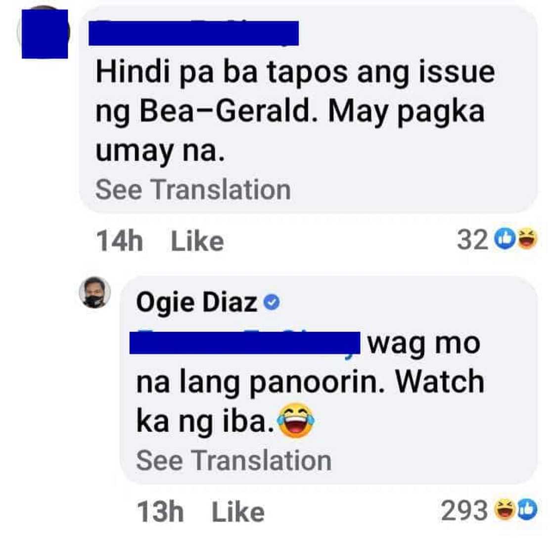 Ogie Diaz, sinupalpal ang "umay" comment kina B at G matapos ang interview niya kay Janus del Prado