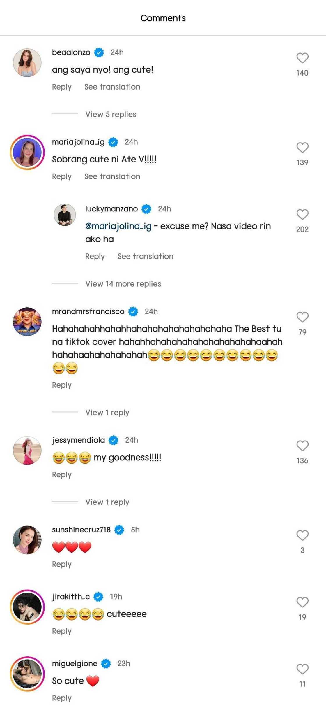 Bea Alonzo, other celebrities gush over Luis Manzano's dance video with Vilma Santos Bea Alonzo, other celebrities gush over Luis Manzano's dance video with Vilma Santos