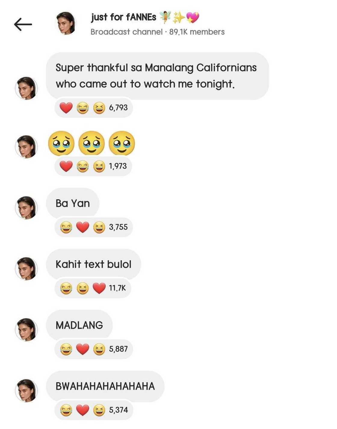 Anne Curtis, kinaaliwan ang reaksyon sa sarili niyang typo: "Kahit text bulol"