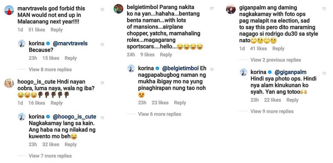 Korina Sanchez, rumesbak sa bashers ng photos ni Manny Pacquiao na kumakain na nakakamay Korina Sanchez, rumesbak sa bashers ng photos ni Manny Pacquiao na kumakain na nakakamay