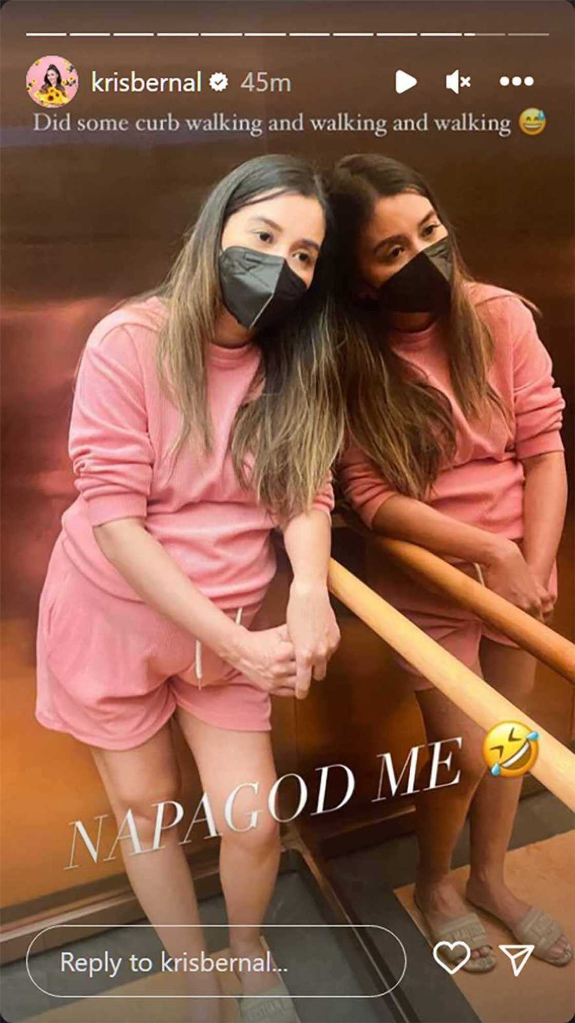 Kris Bernal, lupaypay sa pagod matapos ang kanyang ‘curb walking’: “Napagod me” Kris Bernal, lupaypay sa pagod matapos ang kanyang ‘curb walking’: “Napagod me”