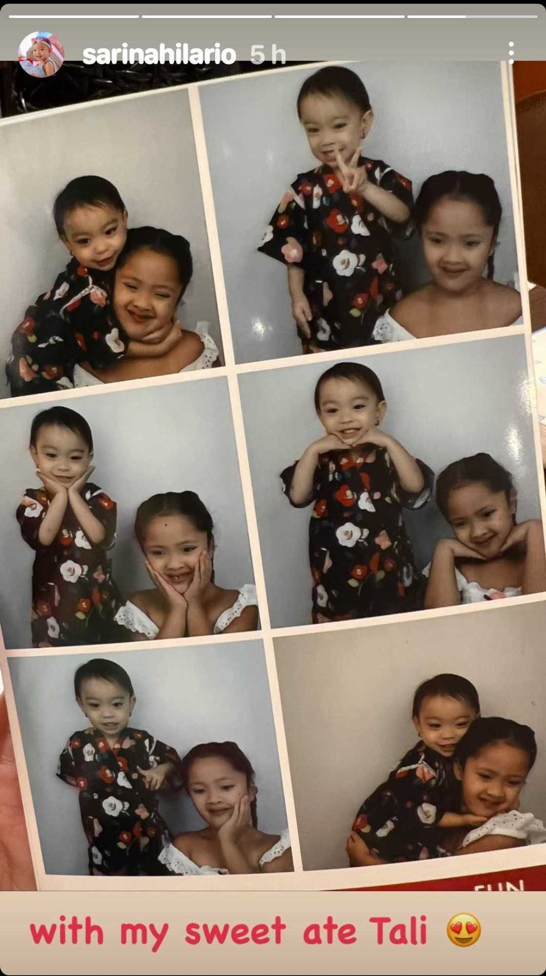 Tali Sotto at Sarina Hilario, kinagiliwan dahil sa cute pics nila together Tali Sotto at Sarina Hilario, kinagiliwan dahil sa cute pics nila together