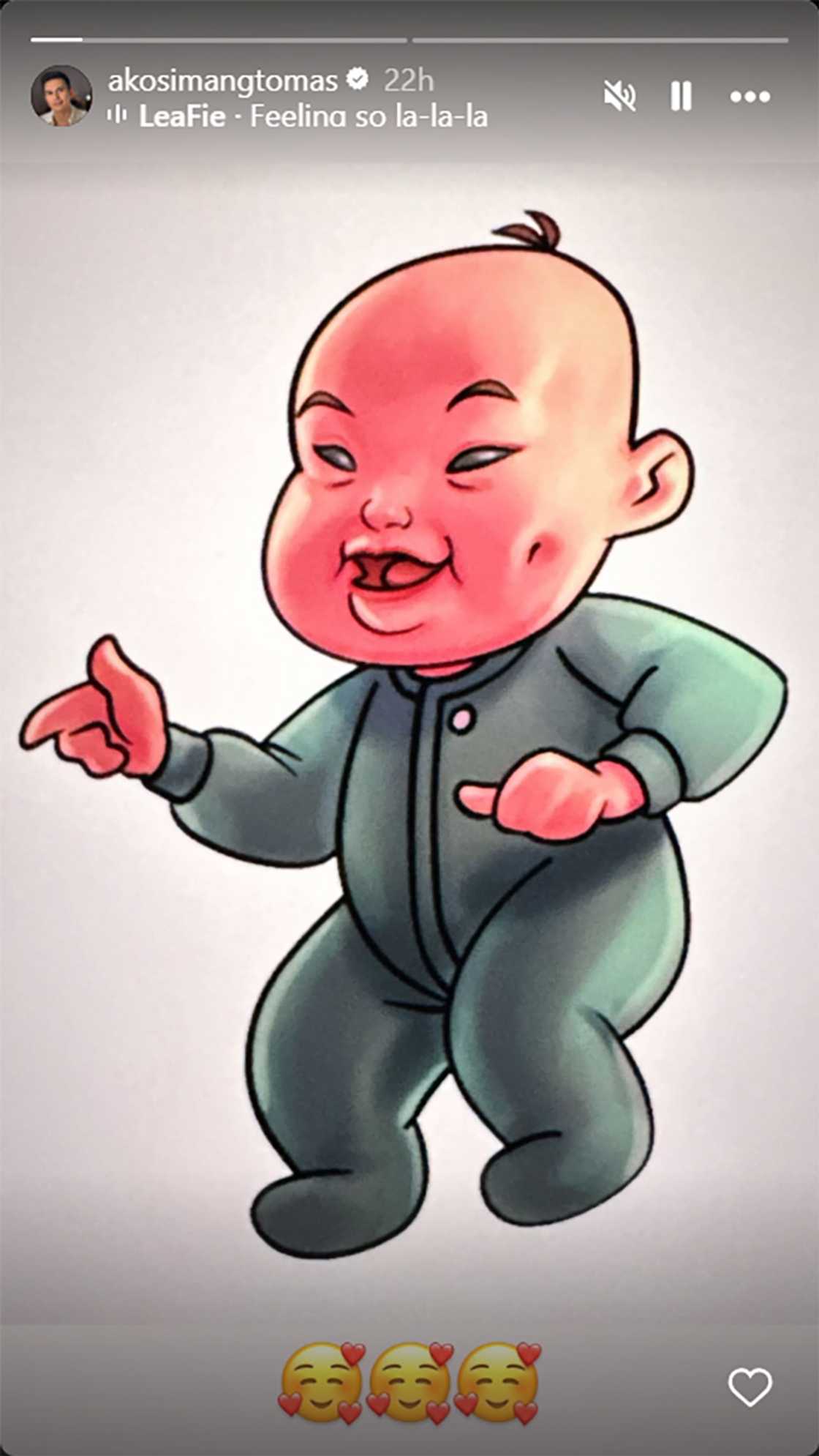 Tom Rodriguez, post niyang cartoon drawing ng isang baby boy, usap-usapan Tom Rodriguez, post niyang cartoon drawing ng isang baby boy, usap-usapan