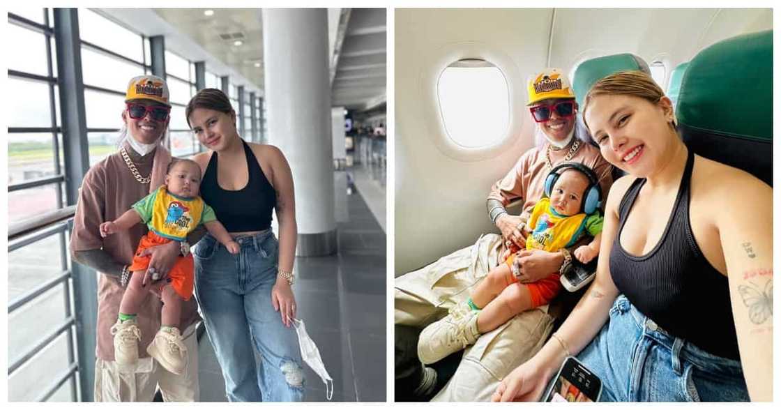 Whamos Cruz, Antonette Gail & Baby Meteor in Singapore