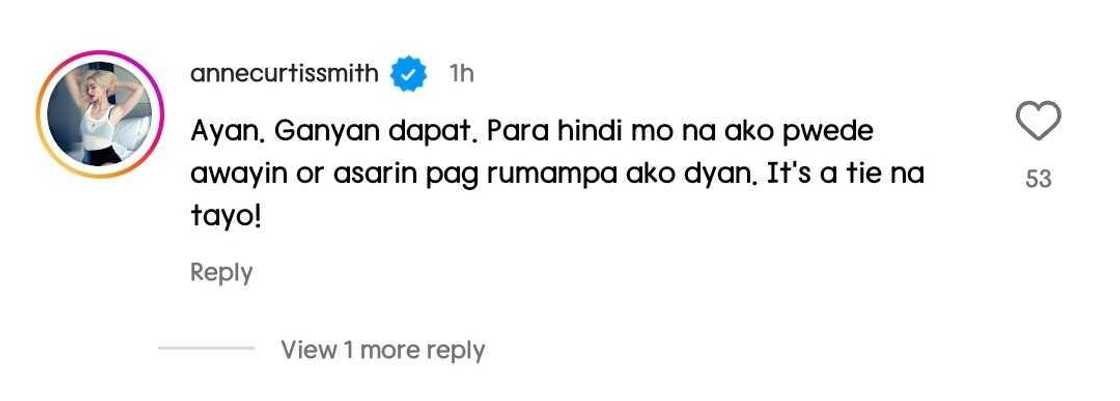 Anne Curtis sa viral na 'OOTD' video ni Vice Ganda: "It's a tie na tayo!" Anne Curtis sa viral na 'OOTD' video ni Vice Ganda: "It's a tie na tayo!"