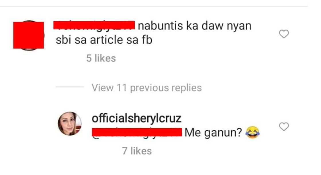 Sheryl Cruz laughs off rumor that Jeric Gonzales got her pregnant Sheryl Cruz laughs off rumor that Jeric Gonzales got her pregnant