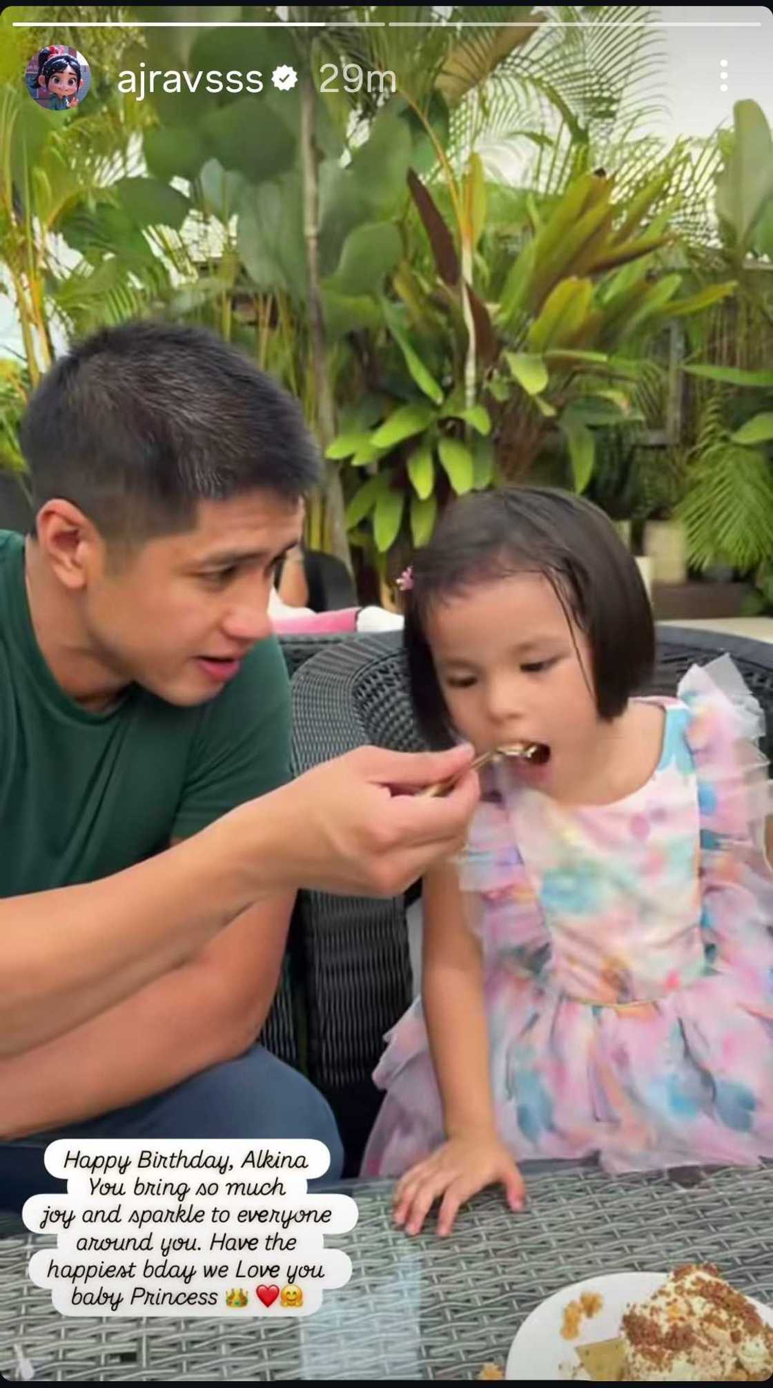 AJ Raval sweetly greets daughter Alkina on her birthday; thanks Aljur Abrenica for the present