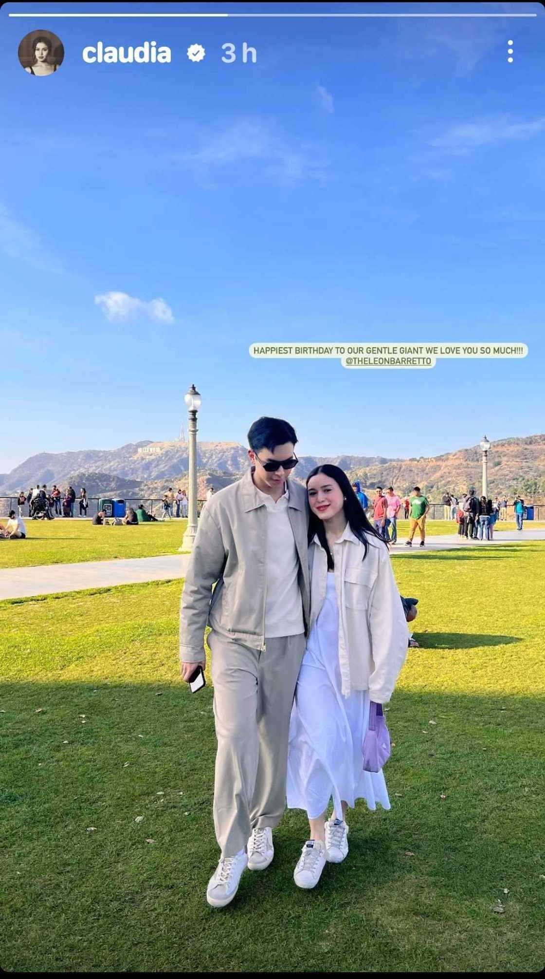Claudia Barretto posts sweet birthday greeting for Leon Barretto Claudia Barretto posts sweet birthday greeting for Leon Barretto