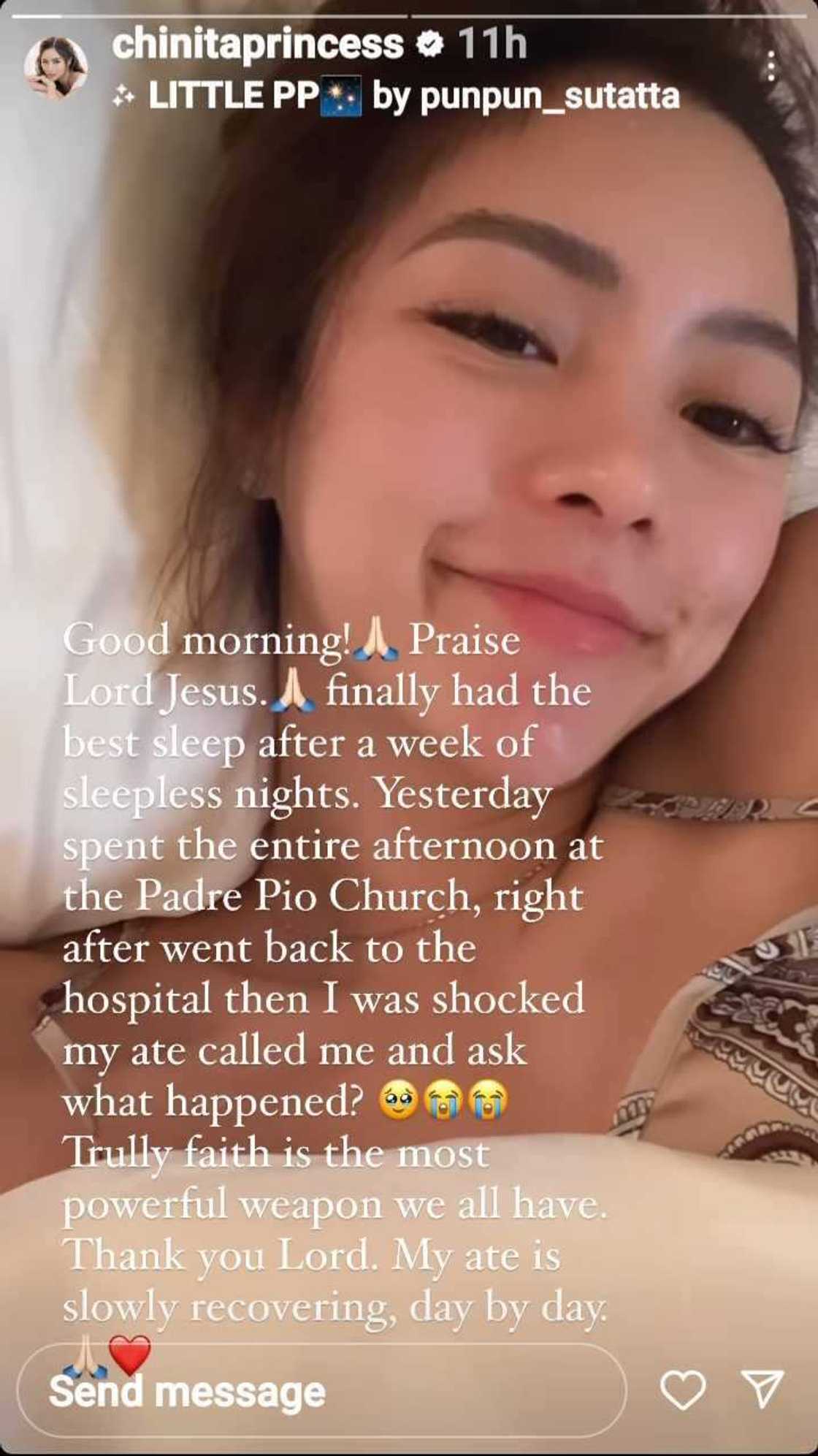 Kim Chiu, ibinahaging nagkamalay na ang kapatid na si Lakam: “doctors said it is a miracle” Kim Chiu, ibinahaging nagkamalay na ang kapatid na si Lakam: “doctors said it is a miracle”