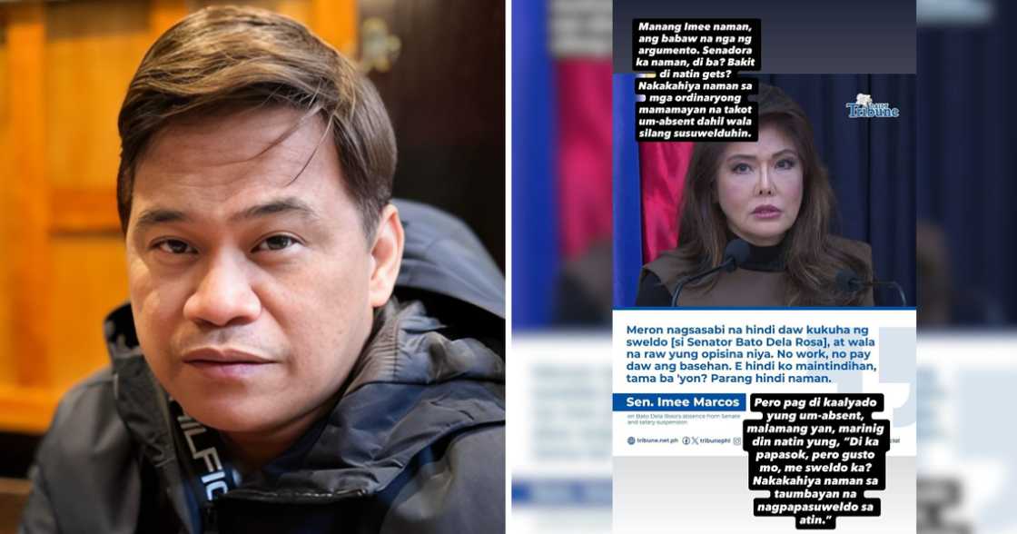 Ogie Diaz, nag-react sa pahayag ni Sen. Imee Marcos Ogie Diaz, nag-react sa pahayag ni Sen. Imee Marcos