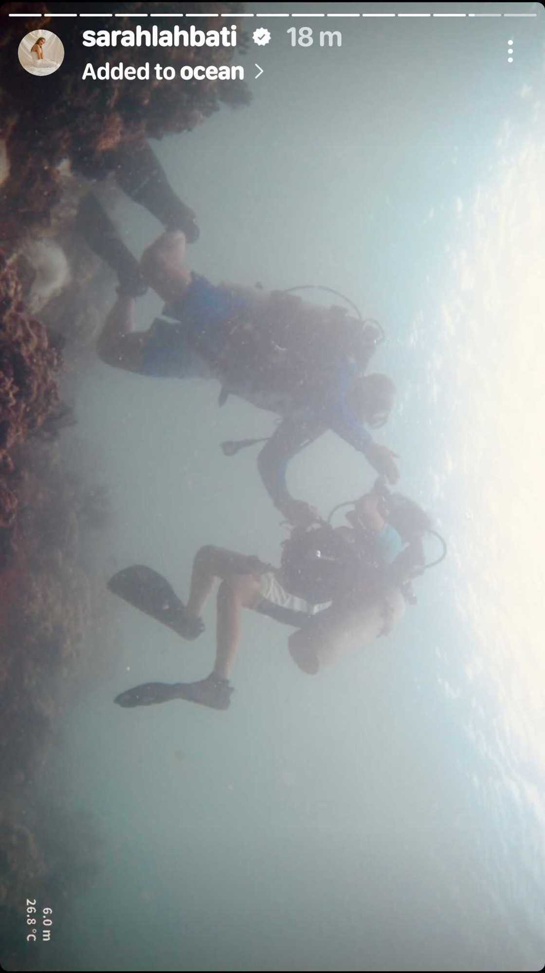 Sarah Lahbati, ipinasilip ang first scuba dive ni Zion Gutierrez Sarah Lahbati, ipinasilip ang first scuba dive ni Zion Gutierrez