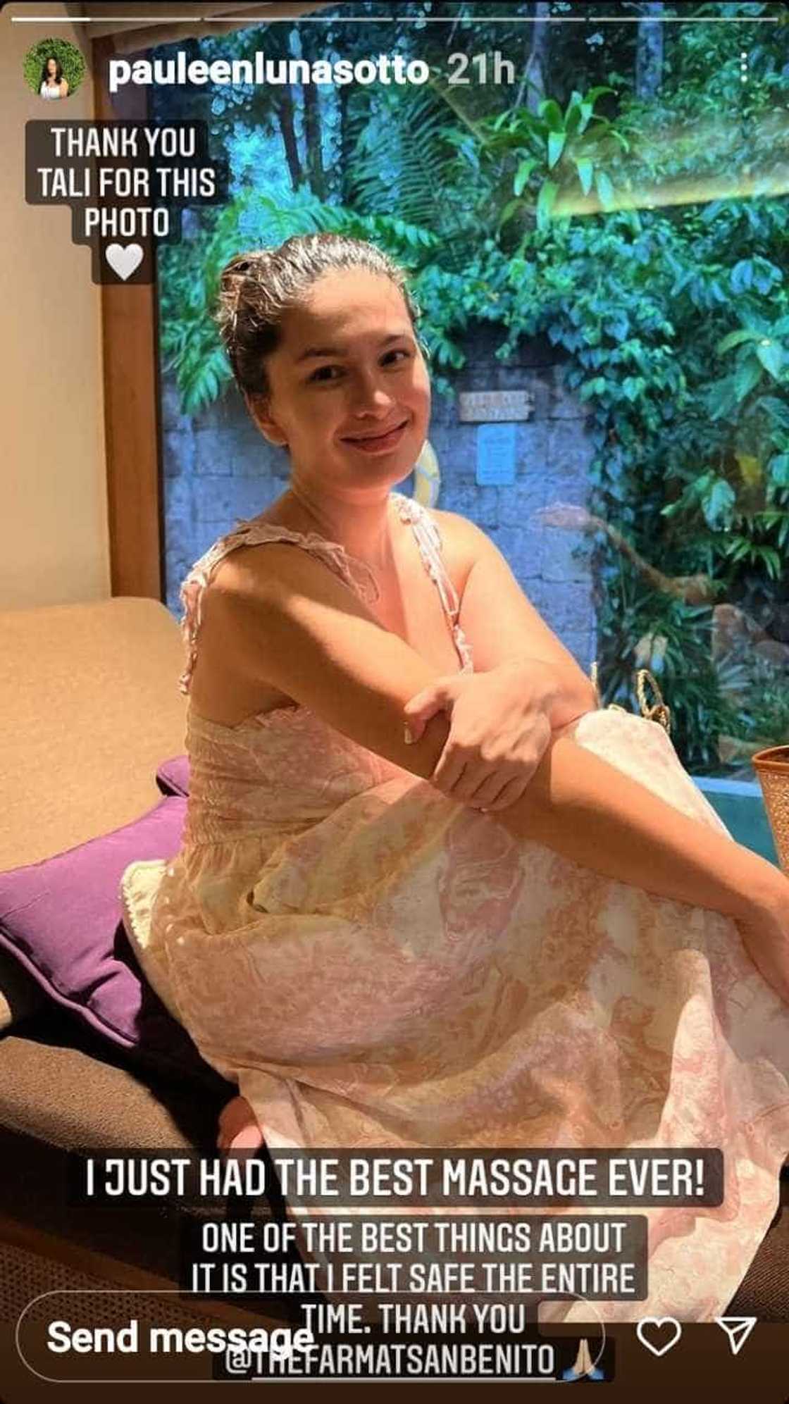 Pauleen Luna, ipinakita ang magandang picture niya na kuha mismo ni Tali Sotto Pauleen Luna, ipinakita ang magandang picture niya na kuha mismo ni Tali Sotto
