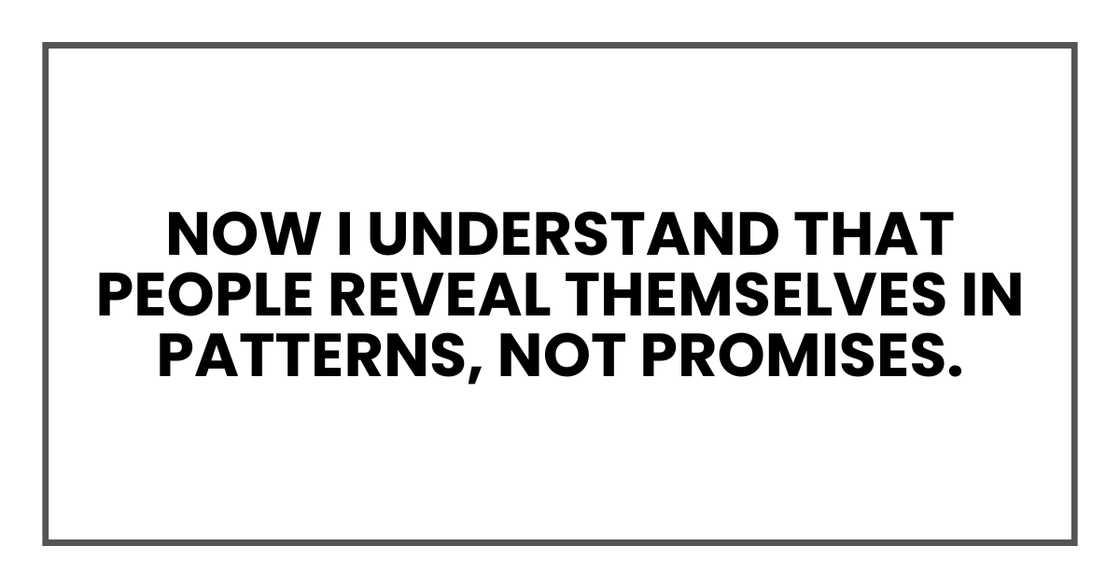 people reveal themselves in patterns people reveal themselves in patterns