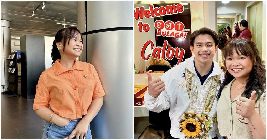 Ryzza Mae Dizon shares snaps from Carlos Yulo's visit on 'Eat Bulaga' Ryzza Mae Dizon shares snaps from Carlos Yulo's visit on 'Eat Bulaga'