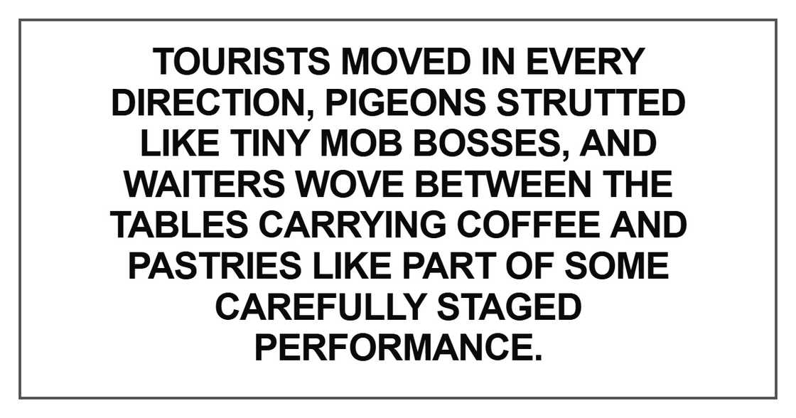 Tourists moved in every direction Tourists moved in every direction