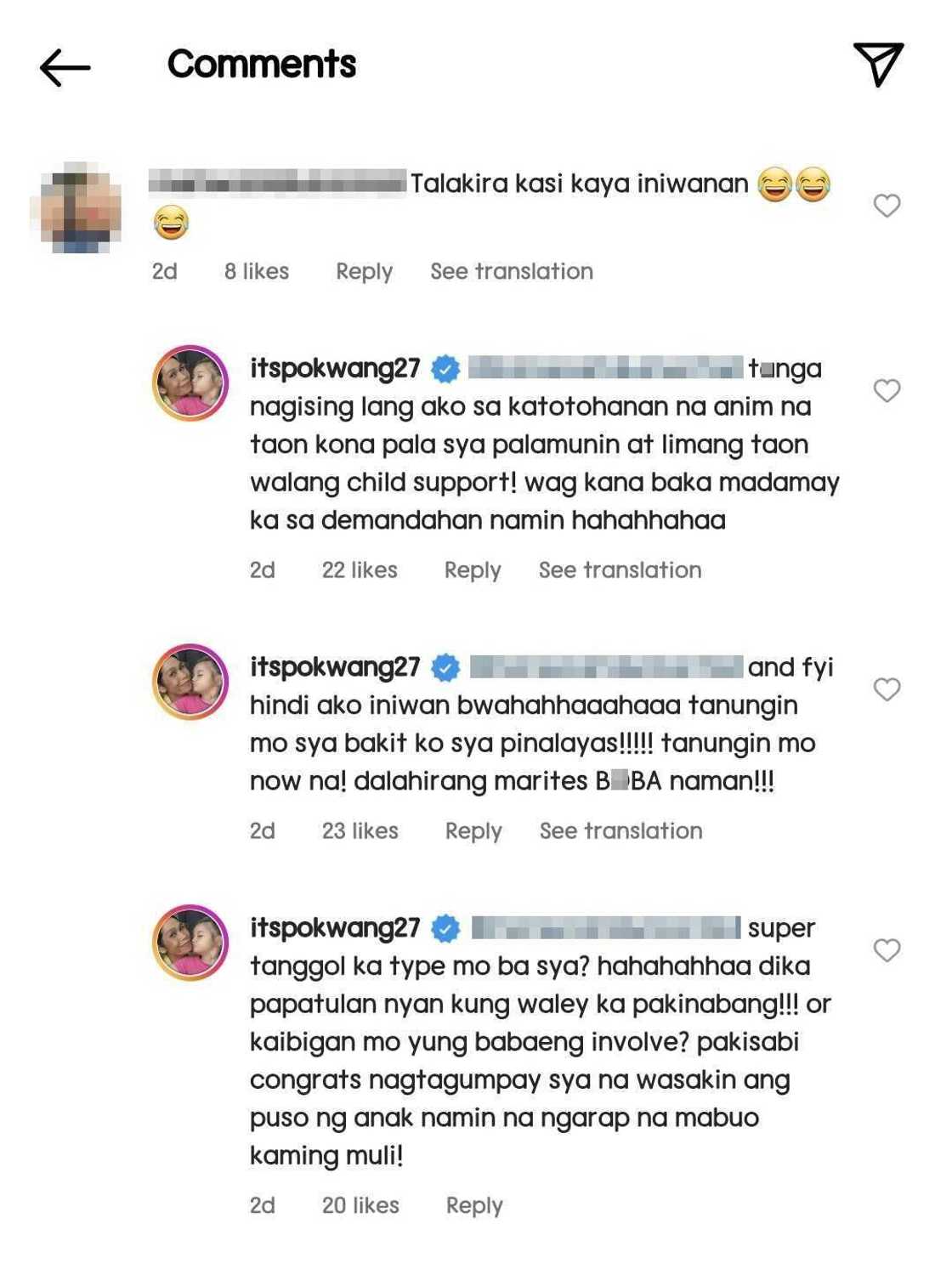 Pokwang, sinabing pinalayas niya umano si Lee O'Brian: "FYI Hindi ako iniwan" Pokwang, sinabing pinalayas niya umano si Lee O'Brian: "FYI Hindi ako iniwan"
