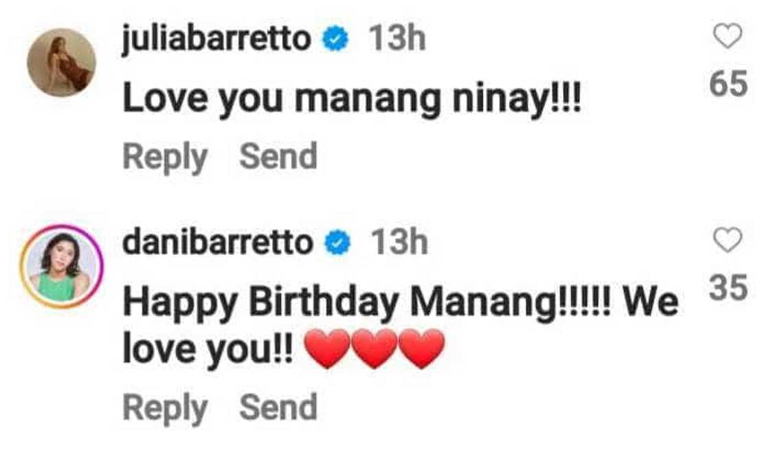Julia, Leon, Dani Barretto pen sweet messages for Manang Nenay on her birthday Julia, Leon, Dani Barretto pen sweet messages for Manang Nenay on her birthday