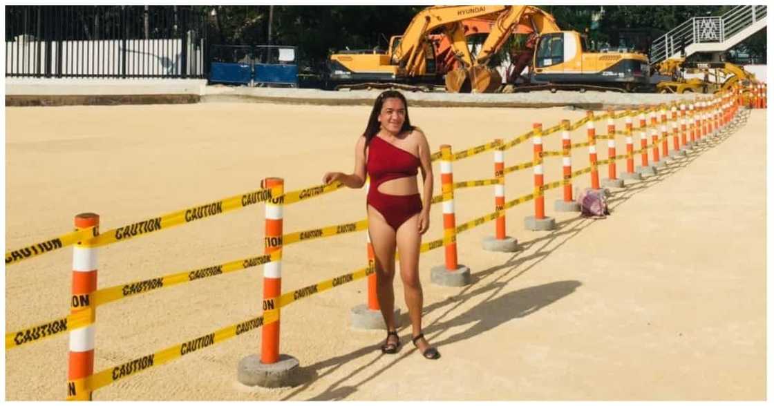 46-anyos na naka-swimsuit, agaw eksena sa Manila Bay 46-anyos na naka-swimsuit, agaw eksena sa Manila Bay