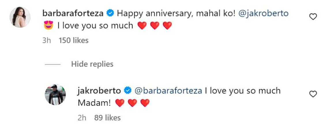 Jak Roberto shares glimpse of his, Barbie Forteza's 7th anniversary celebration
