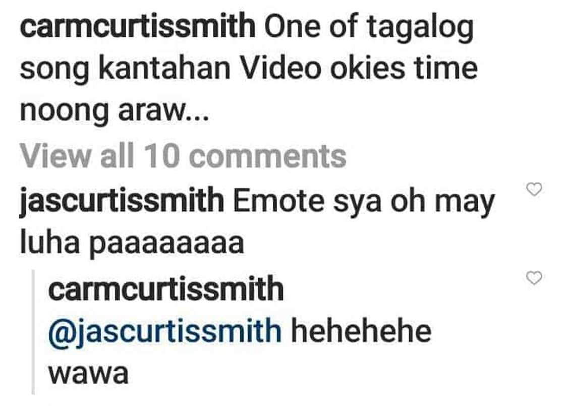 Jasmine Curtis reacts to Mommy Carmen’s “emotional” video: “may luha pa” Jasmine Curtis reacts to Mommy Carmen’s “emotional” video: “may luha pa”